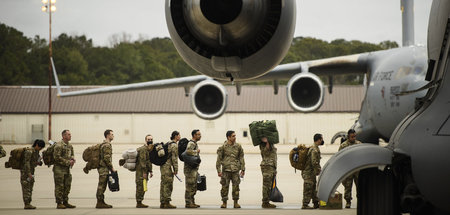 Unruhestifter: US-Truppen aus Fort Bragg werden am 3. Februar na...