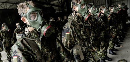 Kein Job wie jeder andere: Bundeswehr-Soldaten bei einer Übung (...