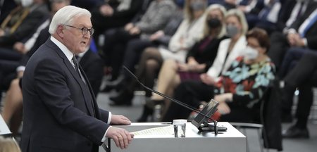 Darf weiter im Schloss Bellevue wohnen: Frank-Walter Steinmeier ...