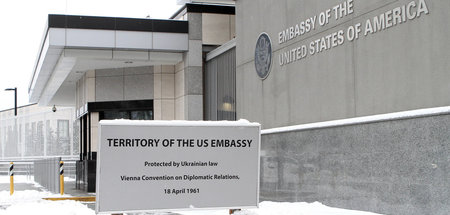 Aufforderung zum Verlassen: Die US-Botschaft in Kiew