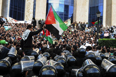 Trotz Verbot und Polizeigewalt: Solidarität mit Palästina in Kai...