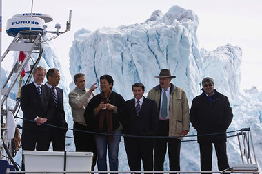 »Arctic Ocean Conference« auf Grönland im Mai 2008: die Außenmin...