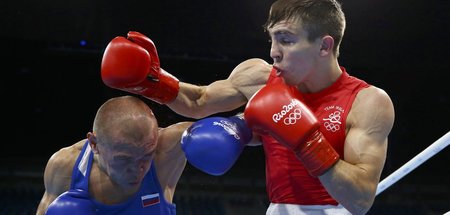 Fühlte sich arg verschaukelt: Michael Conlan (r.) im Olympiafigh...