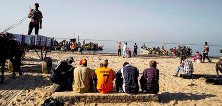 Am Fischereihafen in Joal in Senegal (12.11.2020)