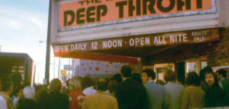 Drängeln vor der Kinokasse (Los Angeles, 1973): »Deep Throat«