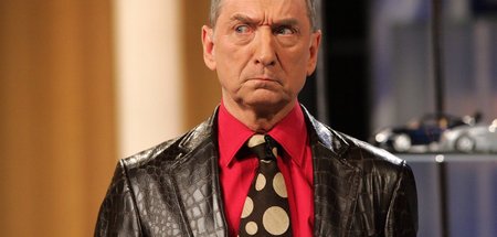 Trägt die schönste Krawatte der Welt: Heinz Rennhack in der »Hei...