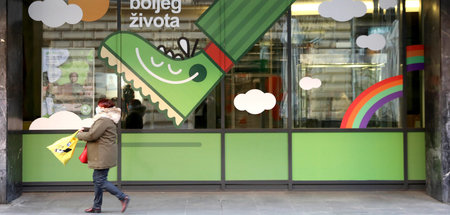 Auch die Europatochter der russischen Sberbank muss den Betrieb ...