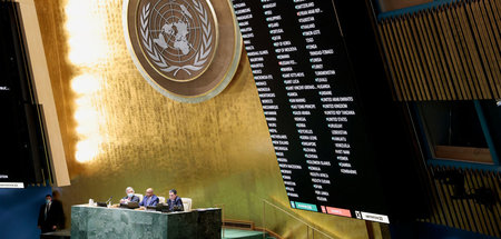 UN-Abstimmungsergebnis zum Ukraine-Krieg am Mittwoch in New York