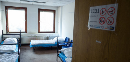 Wenig Platz für die Menschenwürde: Blick in ein Mehrbettzimmer e...