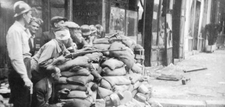 Pariser kämpfen für die Befreiung ihrer Stadt, 25. August 1944