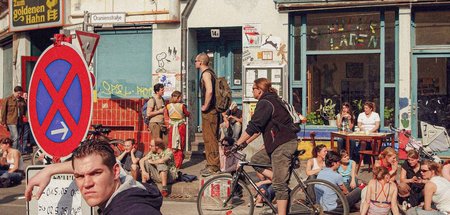 Bessere Zeiten: Heinrichplatz in Berlin-Kreuzberg (Mai 2005)