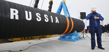 Das Liefervolumen von Nord Stream 1 entspricht mehr als der Hälf...