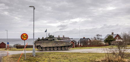 Die schwedische Ostseeinsel Gotland wurde bereits weiter militar...