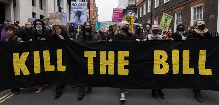 »Kill the Bill«: Protest gegen das geplante »Sicherheitsgesetz« ...
