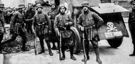 Gegen Streiks und Arbeiterräte: Freikorpssoldaten 1919 in Berlin Gegen Streiks und Arbeiterräte: Freikorpssoldaten 1919 in Berlin