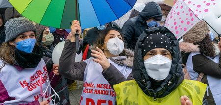 Kampfbereit: Pflegestreik am 8. Februar in Istanbul