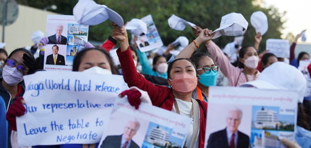 Solidarität für Gewerkschafter und Beschäftigte: Einige sind ber...