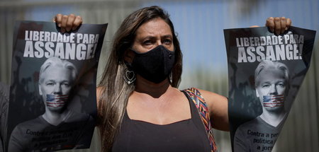 Internationaler Kampf für Gerechtigkeit: Protest in Brasilien fü...