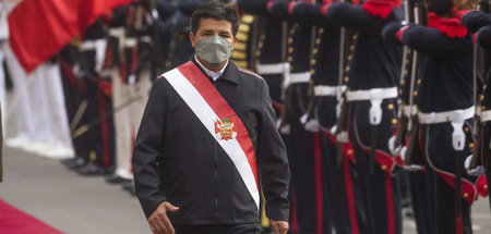 »Mit großer Wucht inszeniert«: Perus Präsident Pedro Castillo am...