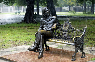 Das Denkmal John Lennon hat auch vor seiner Einweihung im Jahr 2