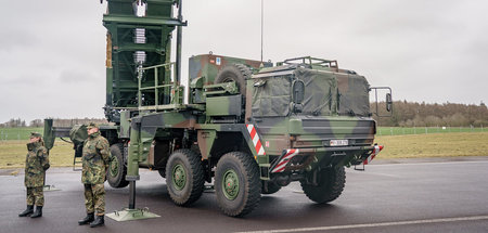 Bereitgestanden! Flugabwehrraketensystem vom Typ »Patriot« des F...