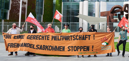 Alle Freihandelsabkommen der EU sind abzulehnen (Berlin, 8.9.202... Alle Freihandelsabkommen der EU sind abzulehnen (Berlin, 8.9.202...