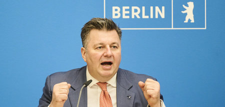 Jetzt aber: Andreas Geisel bei einer Pressekonferenz am Dienstag
