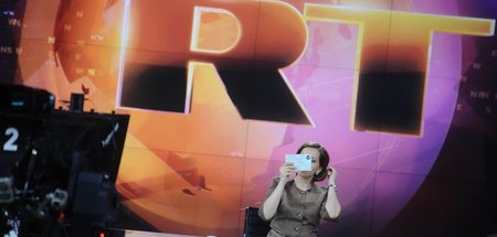 RT-Fernsehstudio am Stammsitz in Moskau