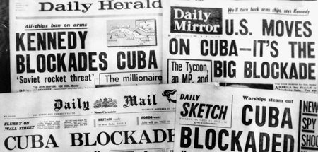 Britische Tageszeitungen zur Zeit der Kubakrise 1962