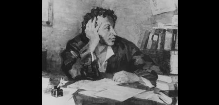 N. P. Uljanow: »Bildnis des Dichters Alexander S. Puschkin« (193...