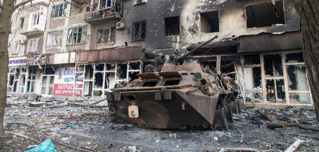 Ukrainische Strategie: Mutmaßlich zum »Asow«-Batallion gehörende...