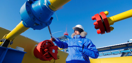 Mehr Exporte nach China im Blick: Pumpstation von Gasprom in der...