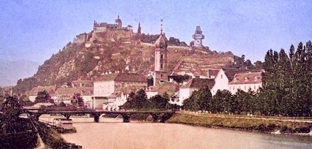 Wann herrschte in Graz jemals Normalität ? Stadtansicht um 1880