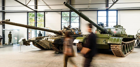 Vom Krieg geredet wird auf den 10.000 Quadratmetern Ausstellungs...