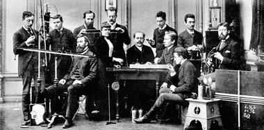 Psychologisches Labor von Hugo Münsterburg (am Tisch sitzend in ... Psychologisches Labor von Hugo Münsterburg (am Tisch sitzend in ...
