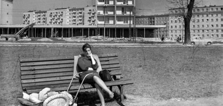 Nowa Huta (die »neue Hütte«) bei Krakow im Januar 1958