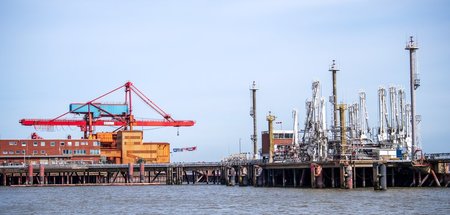 Das Terminal an der Elbe soll bis 2026 fertiggestellt werden Das Terminal an der Elbe soll bis 2026 fertiggestellt werden