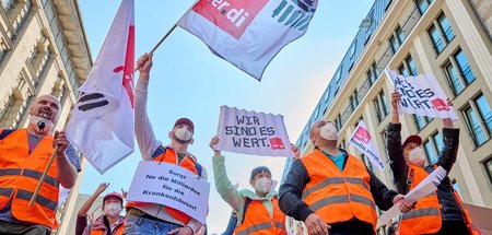 Für Entlastung und gleichen Lohn für gleiche Arbeit: Demonstrati...