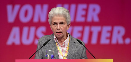 Immer weiter: Marie-Agnes Strack-Zimmermann beim Landesparteitag...