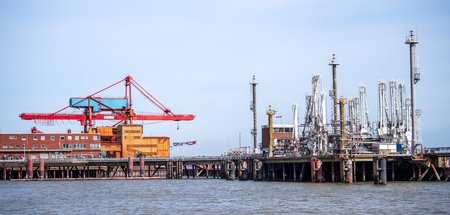 Könnte auch einer der Standorte für ein Importterminal für Flüss...