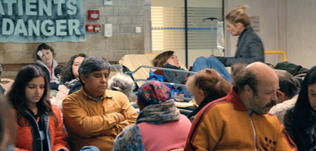 In der Notaufnahme des Krankenhausbetriebes