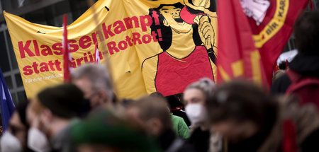 1.-Mai-Demonstration in Berlin 2021