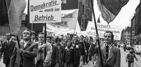 Die traditionelle Maidemonstration des Deutschen Gewerkschaftsbu...
