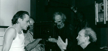 So gut wie in Hollywood: Roland Dressel (hinten) mit Sylvester G...