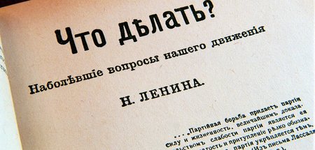 Russische Ausgabe von Lenins »Was tun?«