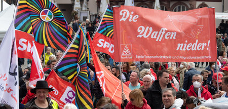 Die Kundgebungen am 1. Mai waren bundesweit auch Demonstrationen...