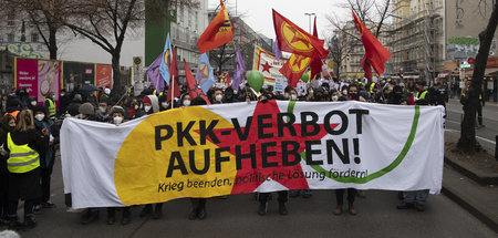Demonstration gegen das PKK-Verbot (Berlin, 27.11.2021)