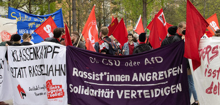 Auch in Bayern begingen am Sonntag Nazigegner den Tag der Befrei...