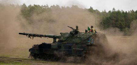 Panzerhaubitze 2000 in Bundeswehrbestand (Münster, 10.5.2022)