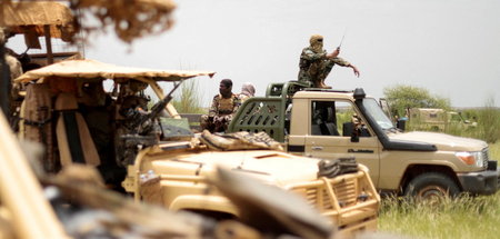 Alltag in Mali: Bekämpfung bewaffneter Gruppen, hier nahe der ni...